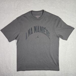 A Ma Maniere x Jordan Tee Shirt Grey Pewter Mens Medium HF0538-029 100% Cotton M
